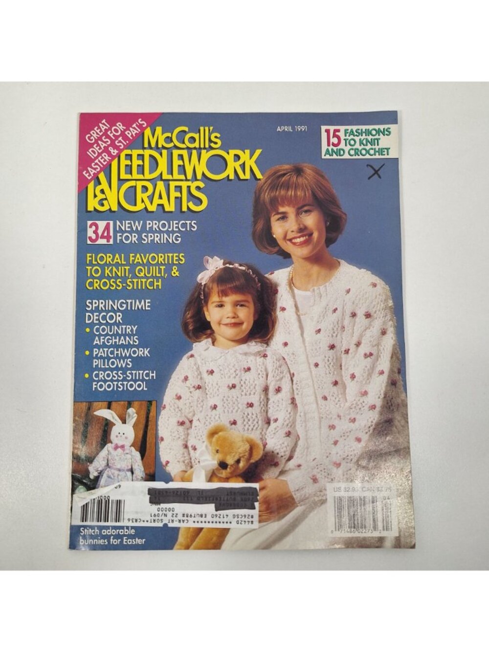 McCalls Needlework Crafts Magazine Lot June October  April 1990 1991 Vintage - Picture 8 of 12
